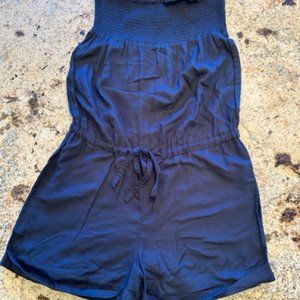 Van's Off The Wall Sleeveless Smocked Romper